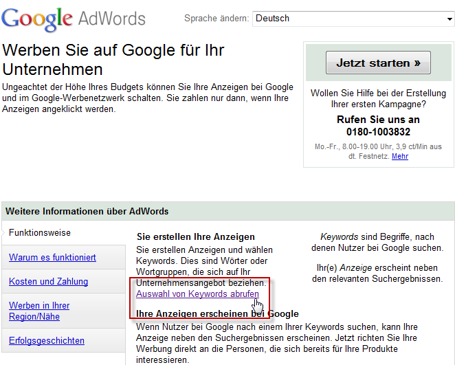 keyword-recherche-mit-google-adwords