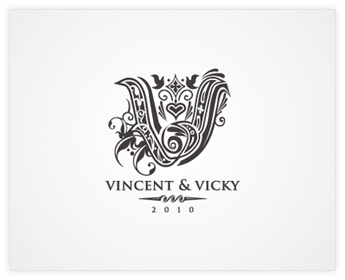 Logodesign Inspiration: Vicky and Vincent