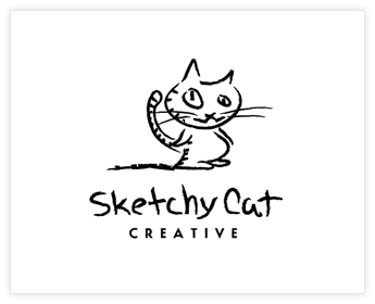 Logodesign Inspiration: Sketchy Cat Creative