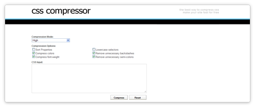 CSS Optimizer von csscompressor.com