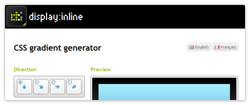 Gradient Generator von www.display-inline.fr