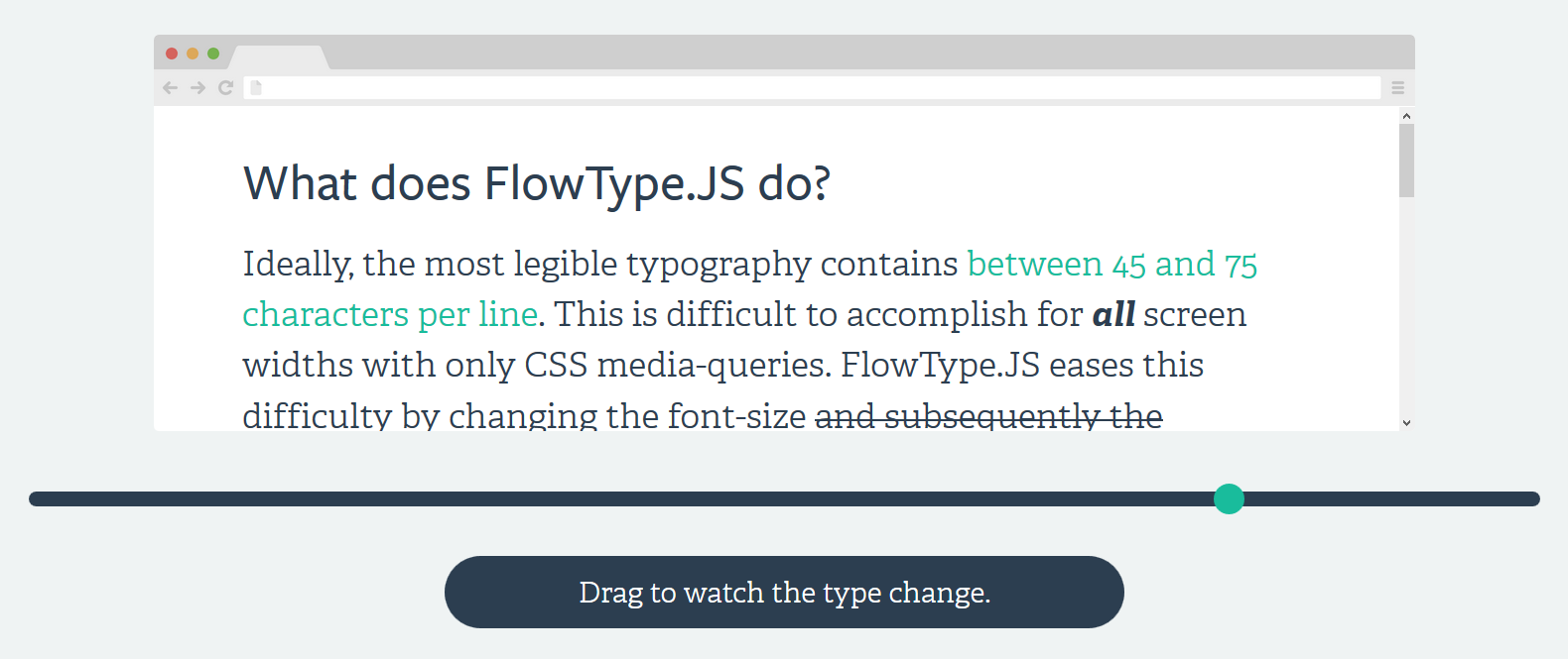 Responsiver Body Text mit FlowType.JS Plugin
